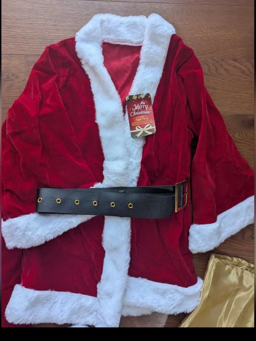 Santa 5 Piece Costume Kids Medium NWT